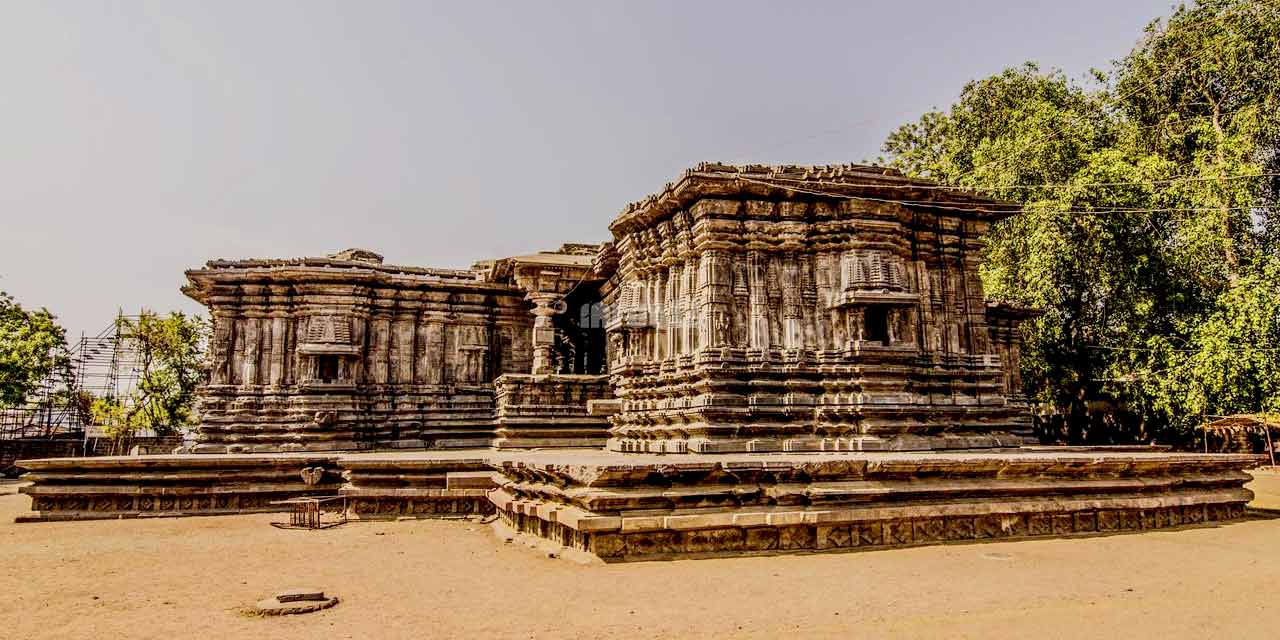 Stone architecture at Thousand Pillar Temple Hanamkonda