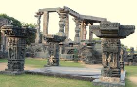 Kakatiya stone gateway at Warangal Fort