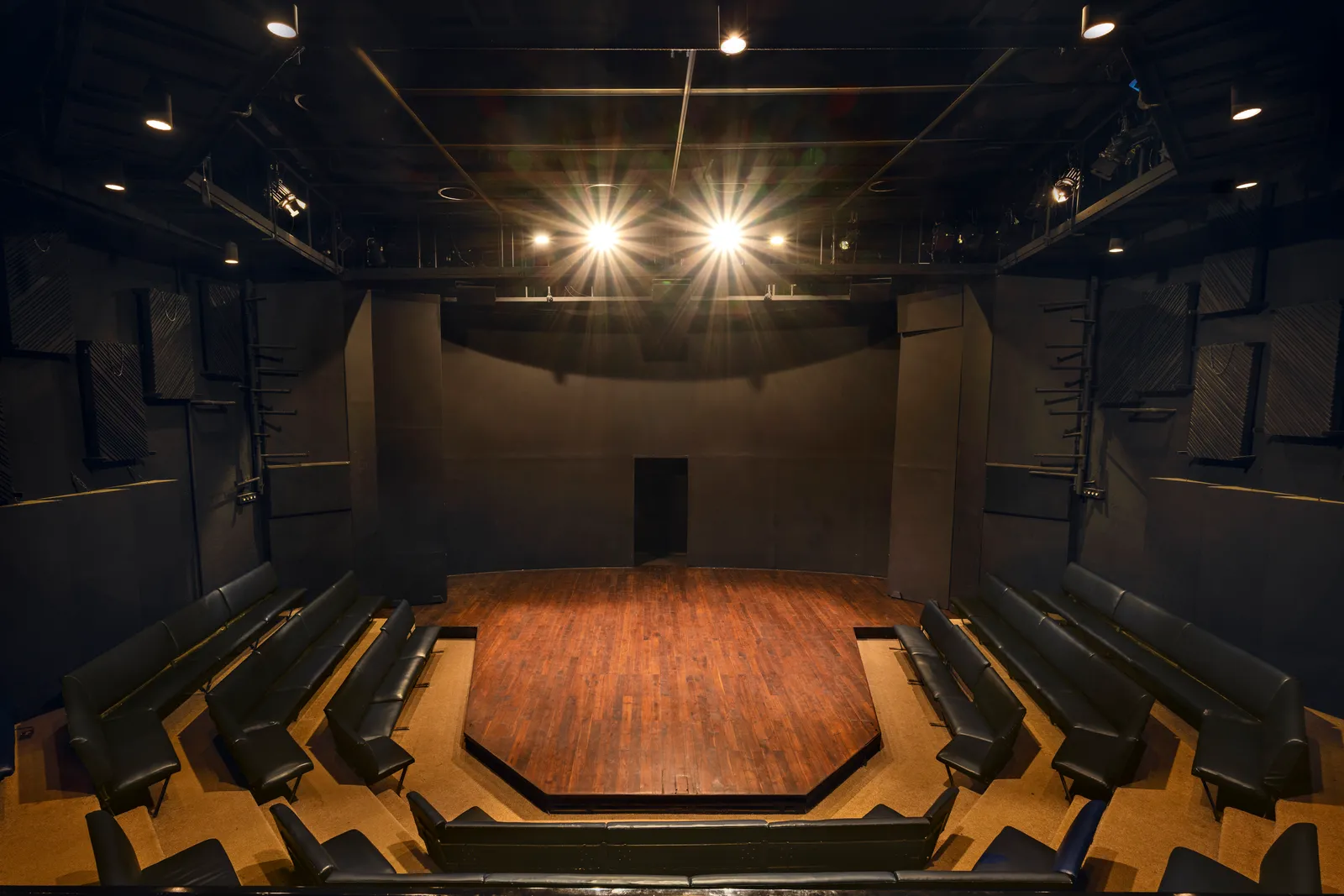 Intimate stage and seating layout inside Prithvi Theatre Mumbai