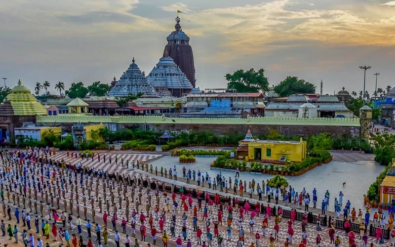 Jagannath area near Puri travel circuit