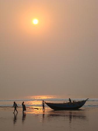 Sunrise view at Puri Beach