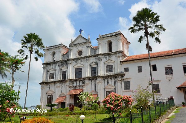 Courtyard view at Rachol Seminary heritage complex