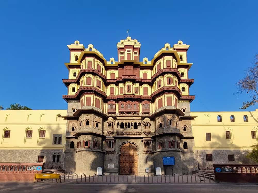Rajwada Palace Street View Indore