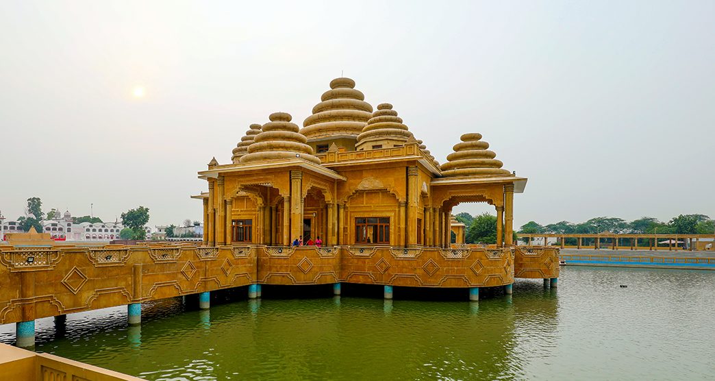 Ancient sacred well Kund at Ram Tirath Temple