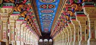 Magnificent Temple Corridor at Rameshwaram