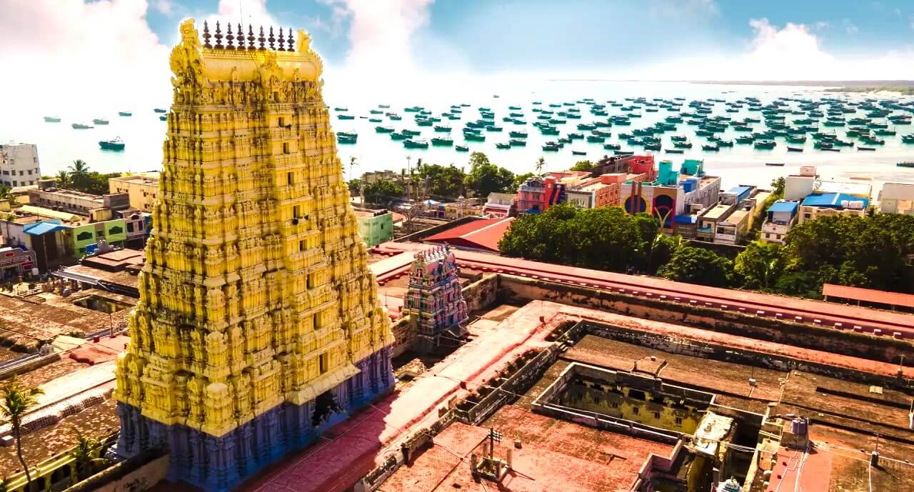 Rameshwaram Temple Exterior View