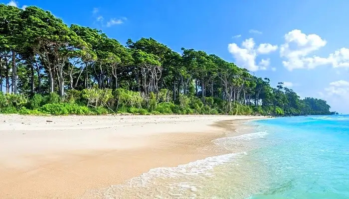 Beach view at Red Skin Island