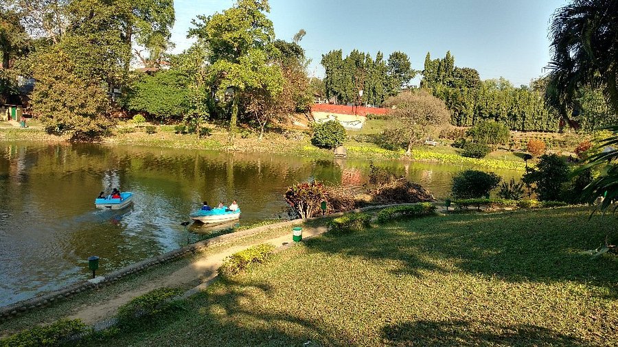 Riverside resort landscape near Tezpur
