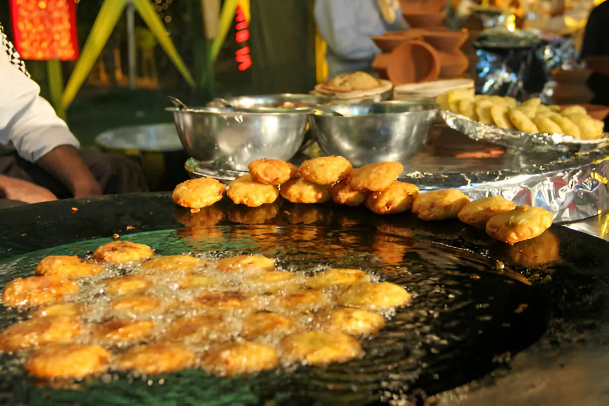 Vegetarian thali in Rishikesh