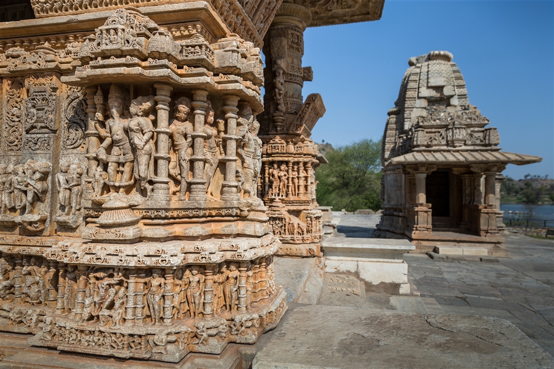 Viewpoint overlooking Sas-Bahu Temple Complex