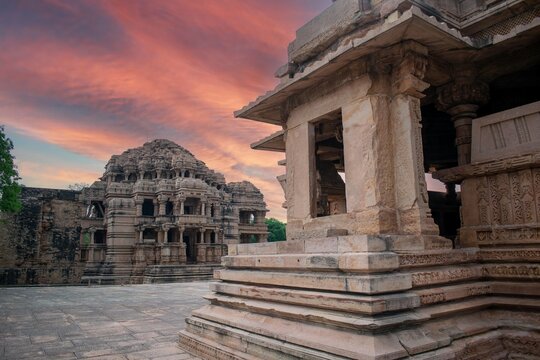 Sas-Bahu Temple during Winter Months