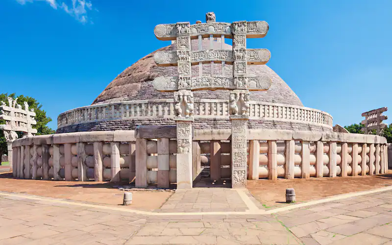 Great Stupa at Sanchi near Bhopal