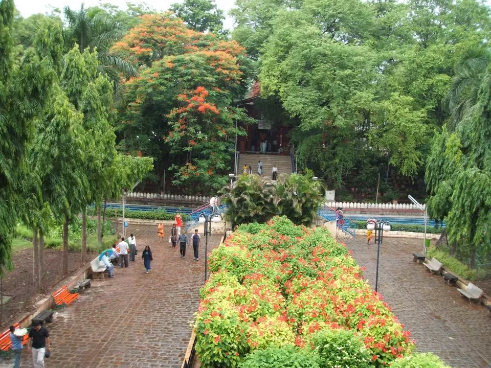 Historical view of Saras Baug Pune