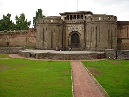 Fort walls and rampart lines at Shaniwar Wada Pune