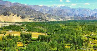Indus Valley view from Shey Palace in Ladakh