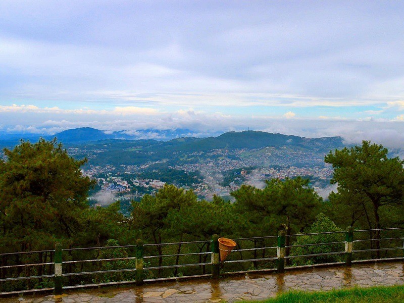 Shillong Peak viewpoint with panoramic views of Meghalaya hills