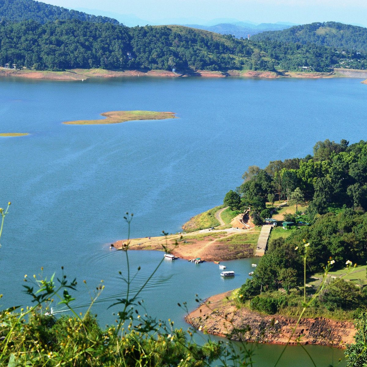 Umiam Lake visible from Shillong Peak