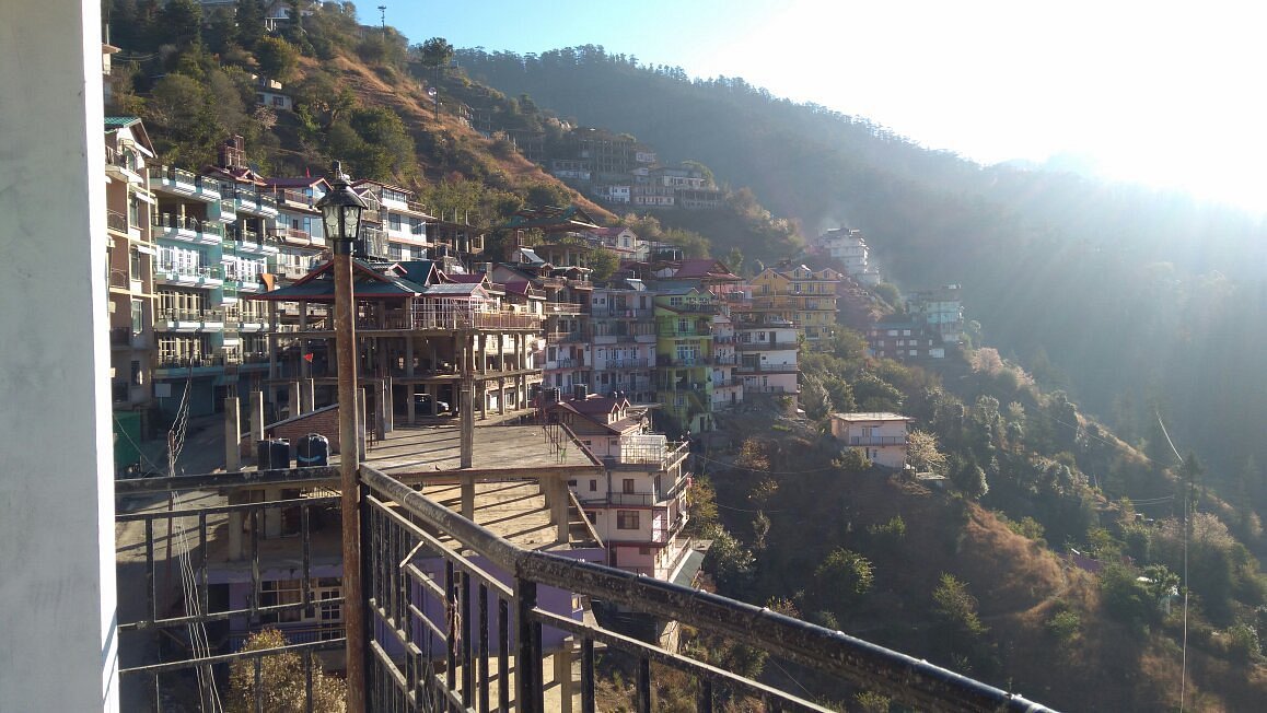 Morning ridge and mountain view in Shimla