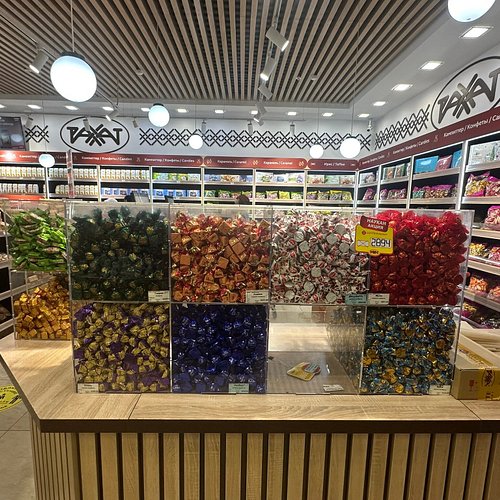Local food products and souvenirs available in Almaty