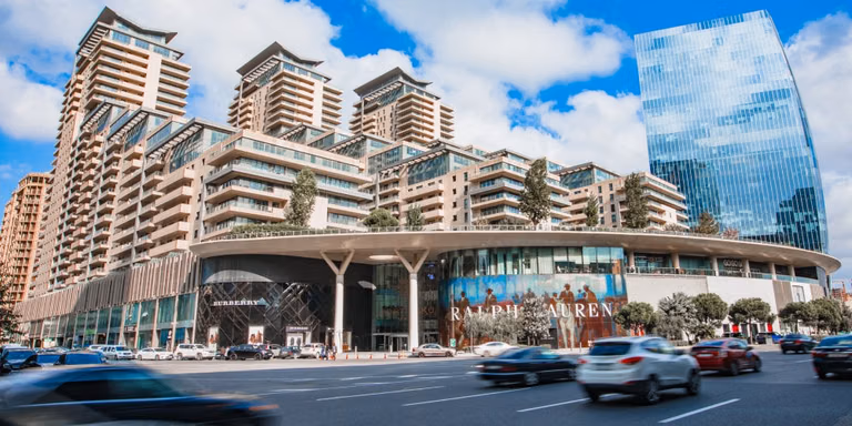 Port Baku Mall luxury retail interior