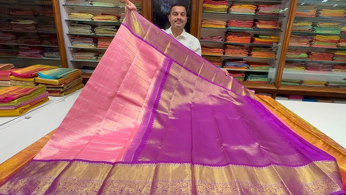 Silk saree shopping display in Bangalore