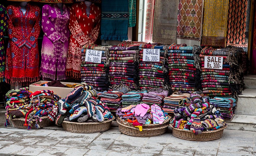Jalandhar market scene showing busy shopping area