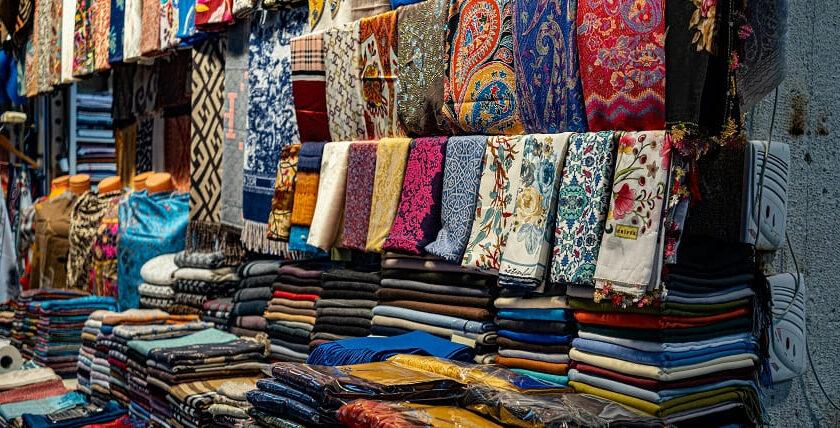 Traditional products and textiles available in Madurai markets