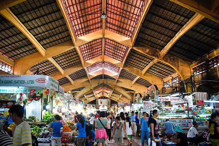 Vibrant traditional markets and shopping streets in Vietnam
