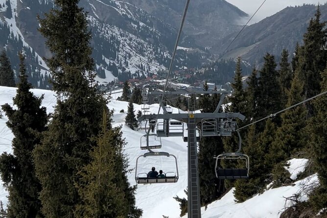 Gondola cable car at Shymbulak