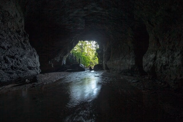 Siju Caves entrance in Garo Hills Meghalaya