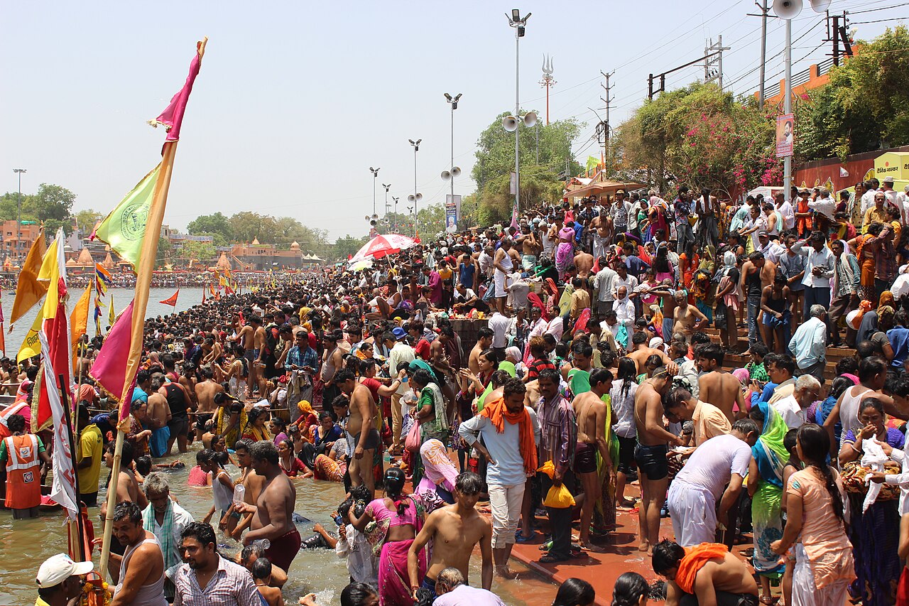 Simhastha Kumbh Mela crowd and spiritual gathering atmosphere in Ujjain