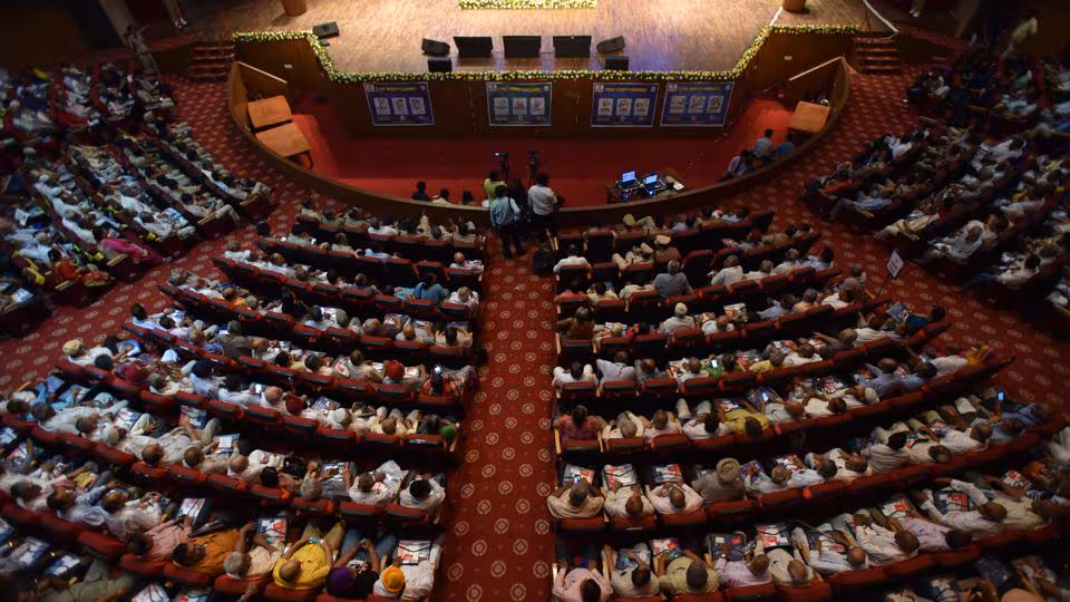 Evening cultural event context at Siri Fort Auditorium Delhi