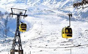 Gulmarg Gondola cable car system for skiing