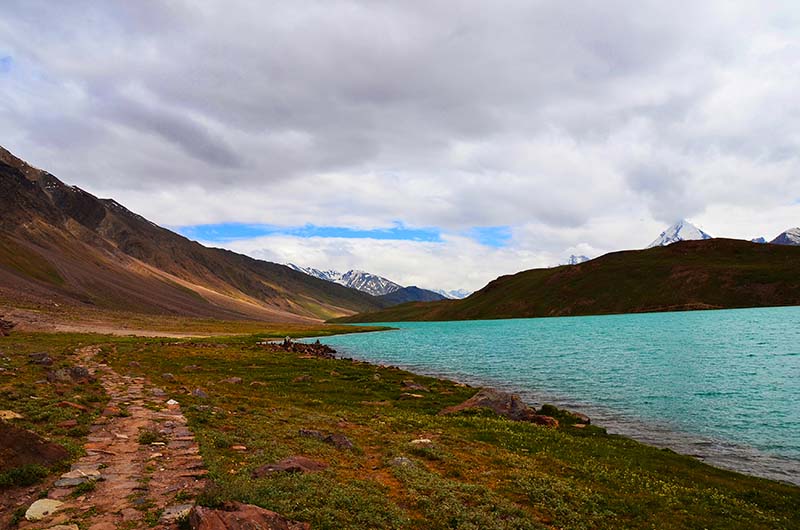 Autumn mountain landscape in Spiti Valley during October