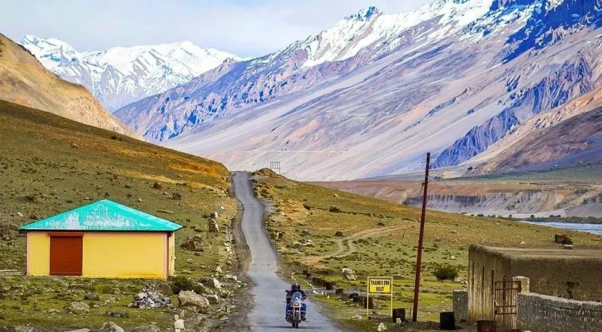 Weather conditions in Spiti Valley during May spring season