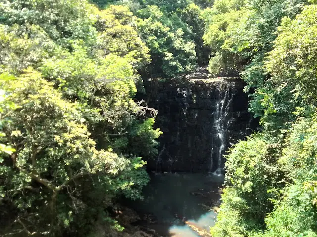 Access path conditions near Spread Eagle Falls after rain