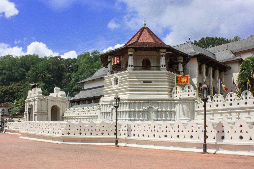 Kandyan architectural detail at Sri Dalada Maligawa
