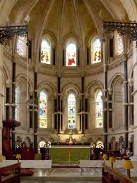 Interior prayer hall of St Thomas Cathedral Mumbai