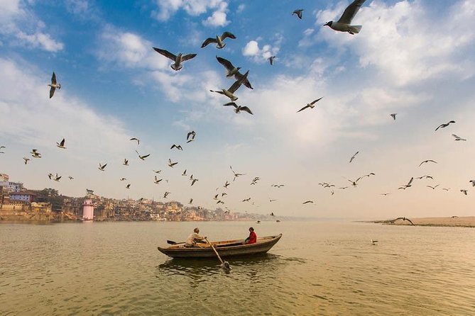 Varanasi ghats steps early morning