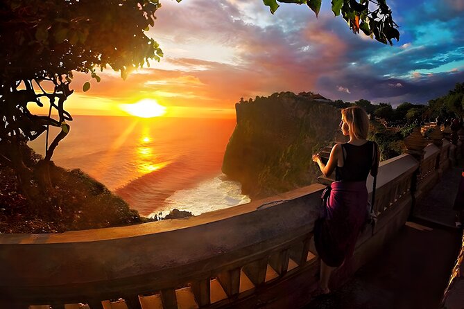 Uluwatu cliff sunset in Bali