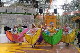 Traditional cultural performance at Surajkund Mela