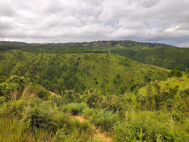 Trek path to Sweet Falls Shillong