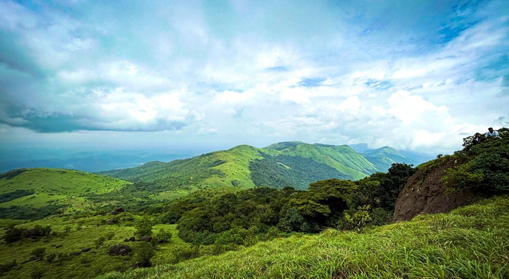Cloud window from Tadiandamol summit in Coorg