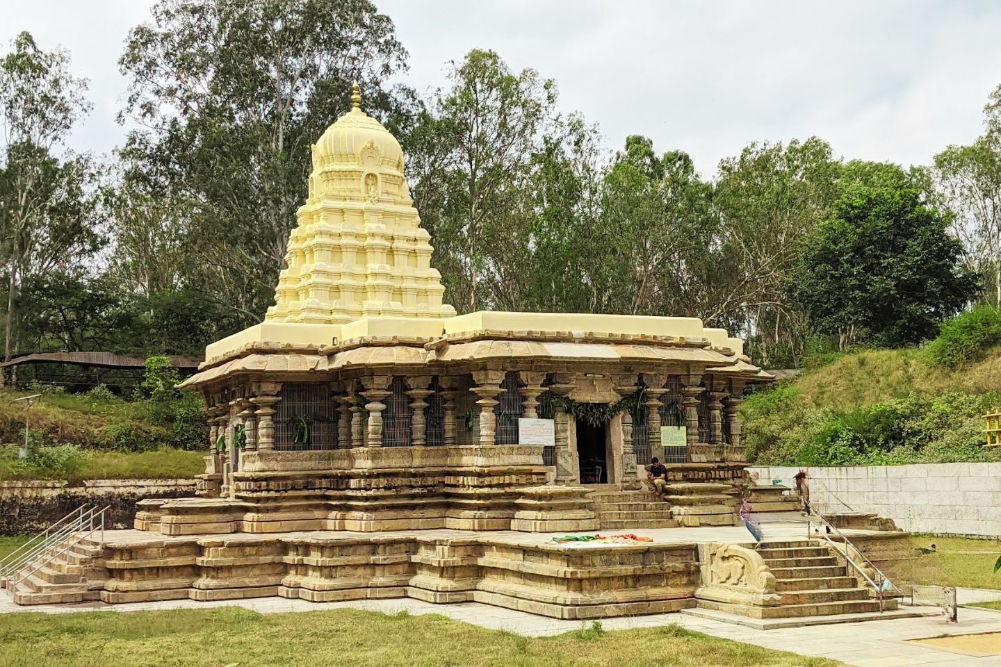 Heritage walk path through Talakadu archaeological area