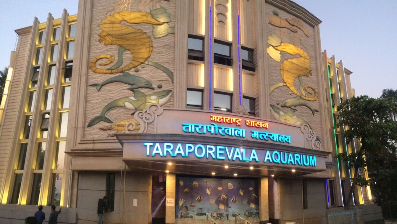 Taraporewala Aquarium exterior in Mumbai