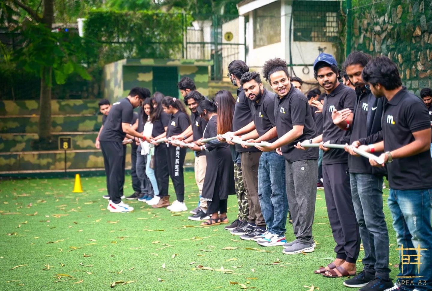 Corporate team activity during Bangalore outing