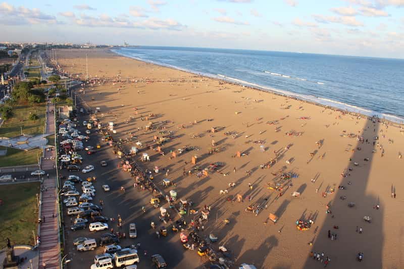 Team outing on Marina Beach Chennai with activities