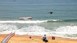Coastal scene near Thenmala Beach Kerala