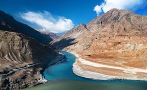 Indus Valley panorama from Thiksey Monastery terrace