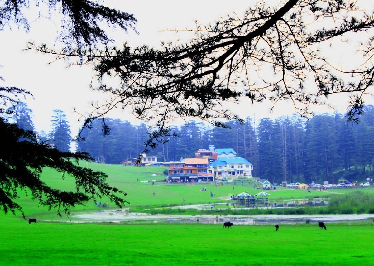 Khajjiar meadow landscape near Dalhousie